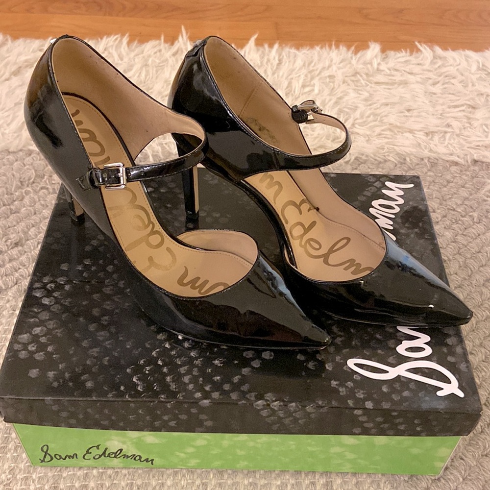 Sam Edelman | “Nora” Black Patent Heels | Size 8 | Used